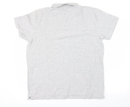 Preworn Mens Grey Houndstooth   Polo Size XL