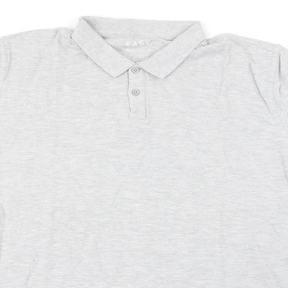 Preworn Mens Grey Houndstooth   Polo Size XL