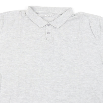 Preworn Mens Grey Houndstooth   Polo Size XL