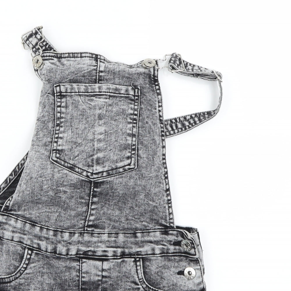 365 Denim  Girls Grey   Jumpsuit One-Piece Size 10-11 Years