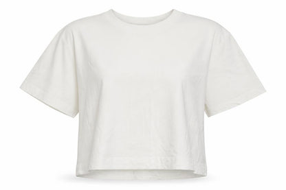 Womens UK Size 10 COLLUSION White Basic T-Shirt