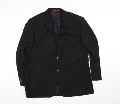 Mens UK Size 44 Burton Regular Black Suit Jacket