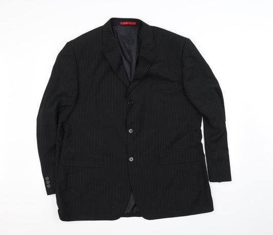 Mens UK Size 44 Burton Regular Black Suit Jacket