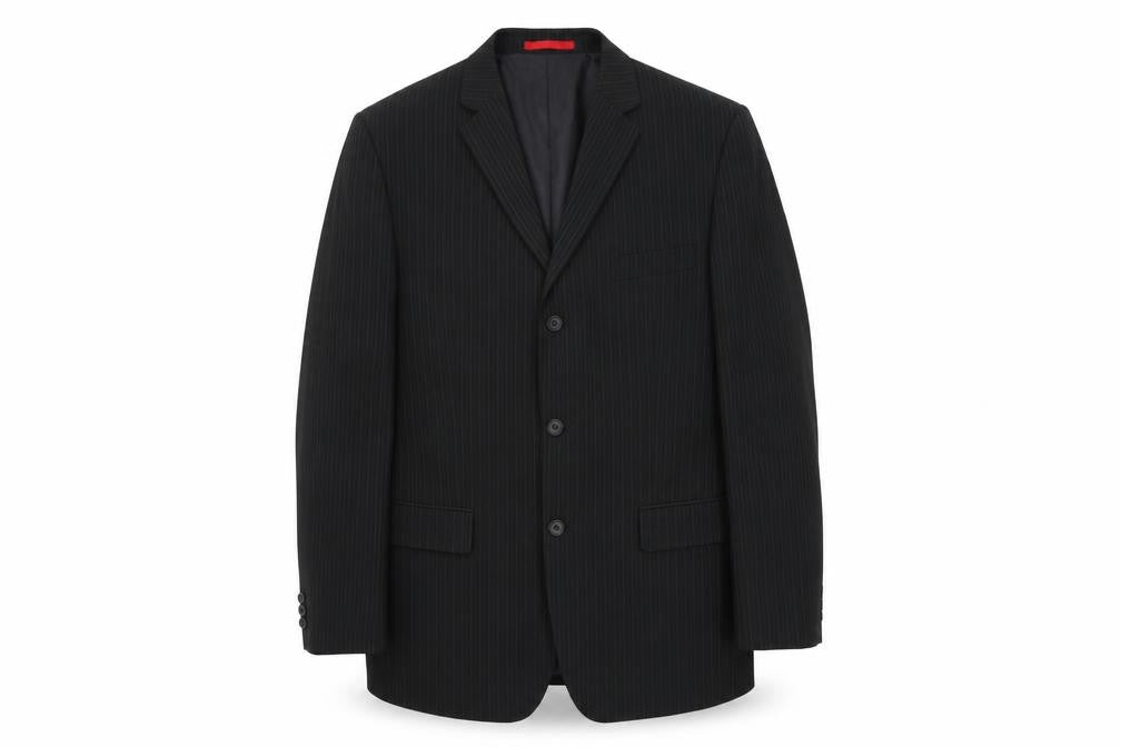 Mens UK Size 44 Burton Regular Black Suit Jacket