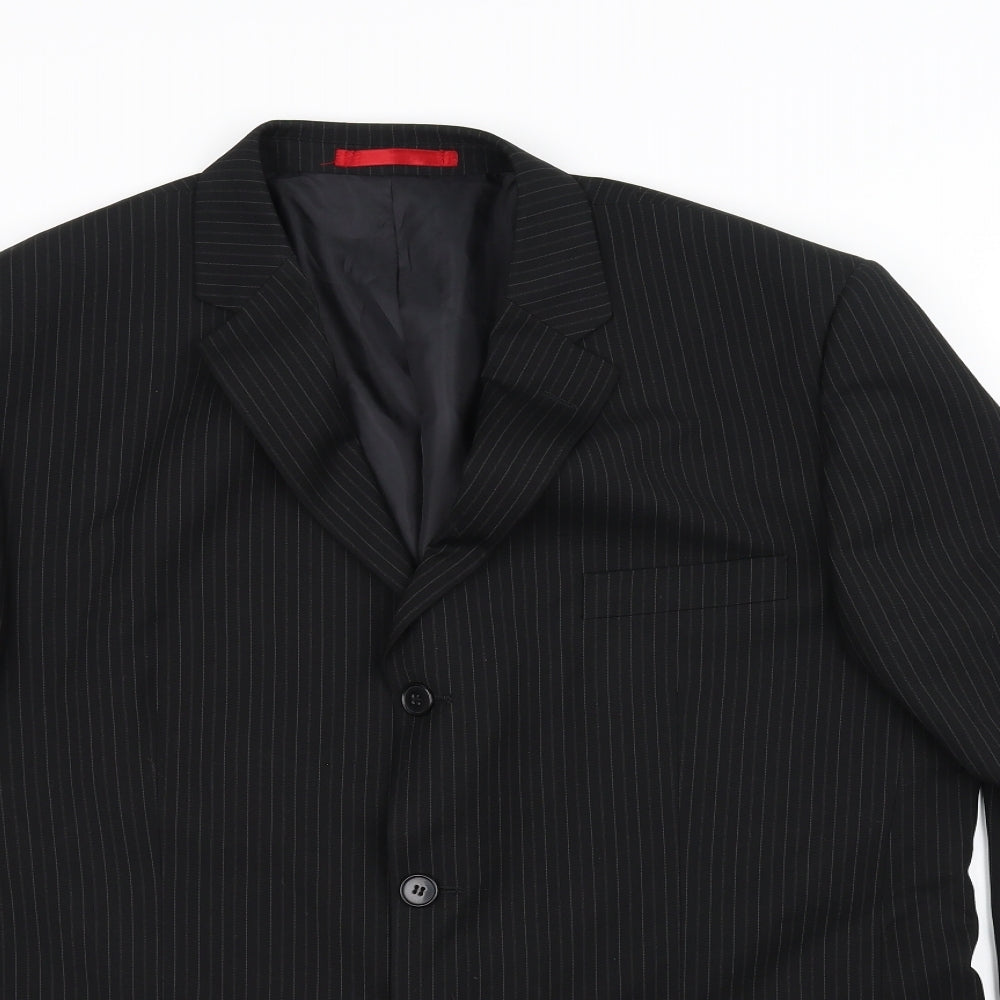 Mens UK Size 44 Burton Regular Black Suit Jacket
