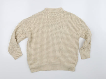 New Look Womens Beige   Pullover Jumper Size S