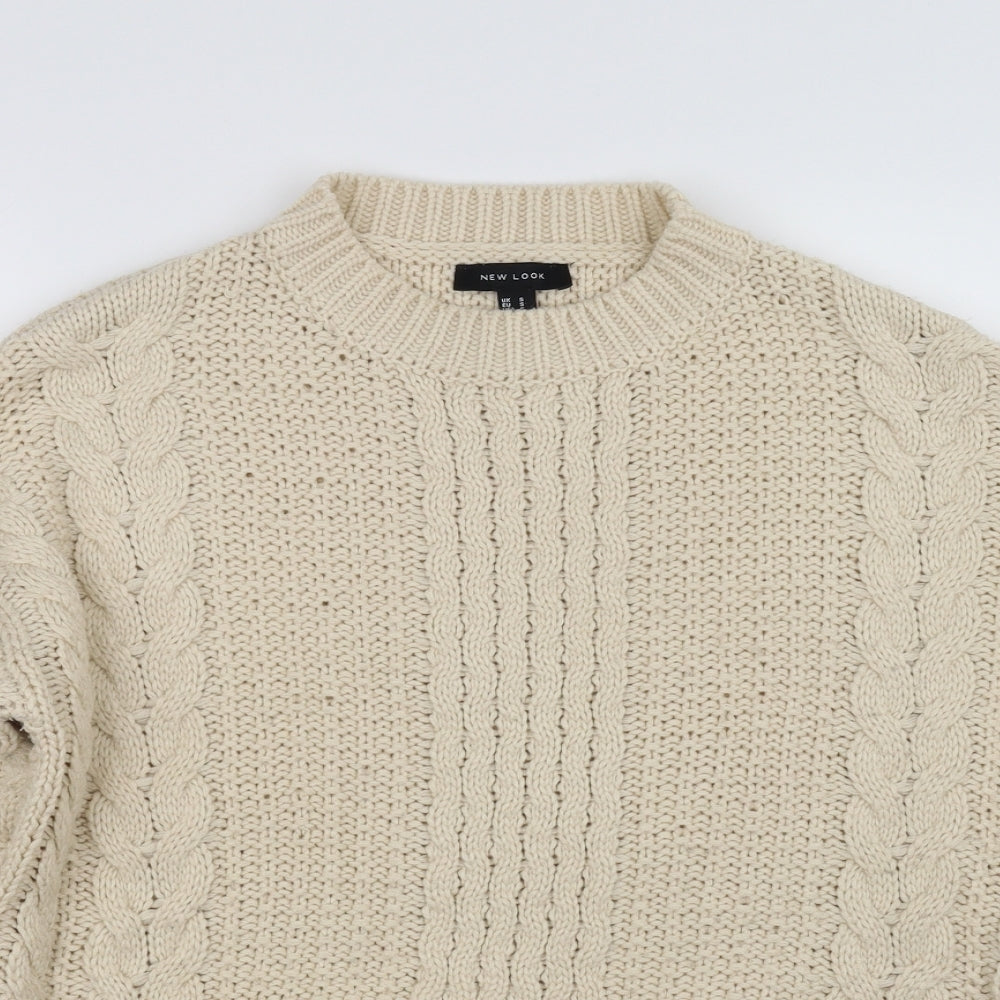 New Look Womens Beige   Pullover Jumper Size S