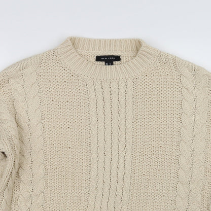 New Look Womens Beige   Pullover Jumper Size S