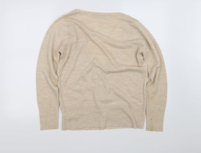 erive Womens Beige   Cardigan Jumper Size 16