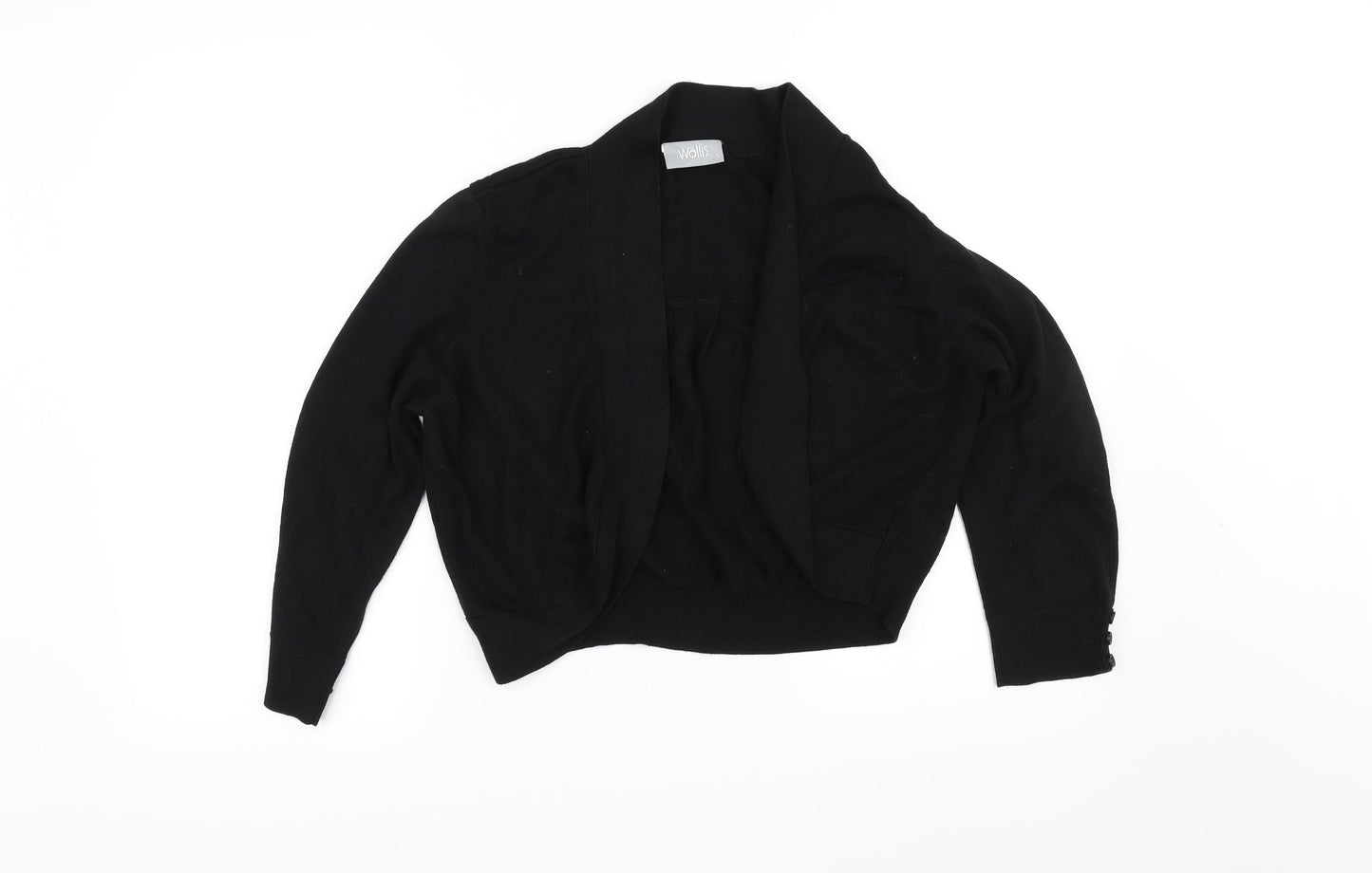 Wallis Womens Black   Cardigan Jumper Size L