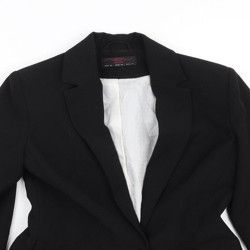 Womens UK Size 10 newlook Regular Black Blazer