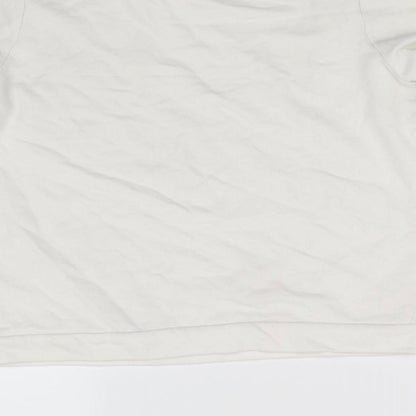 pimkle Womens White   Pullover Sweatshirt Size M