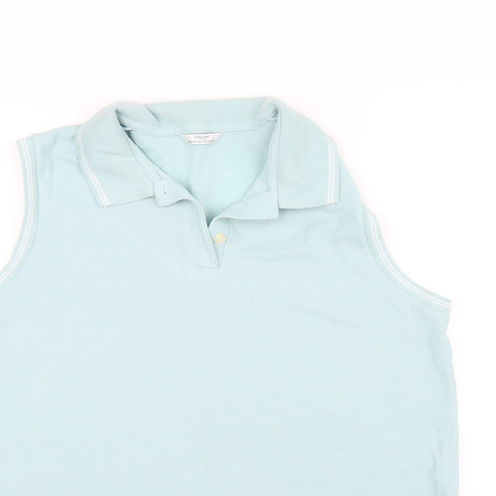 Marks and Spencer Mens Blue    Polo Size 18