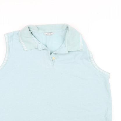 Marks and Spencer Mens Blue    Polo Size 18