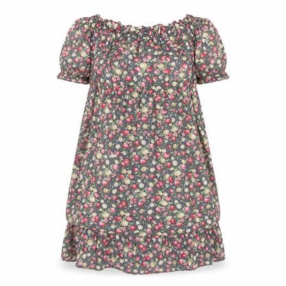 Sweewë Womens Grey Floral Shirt Dress Size S