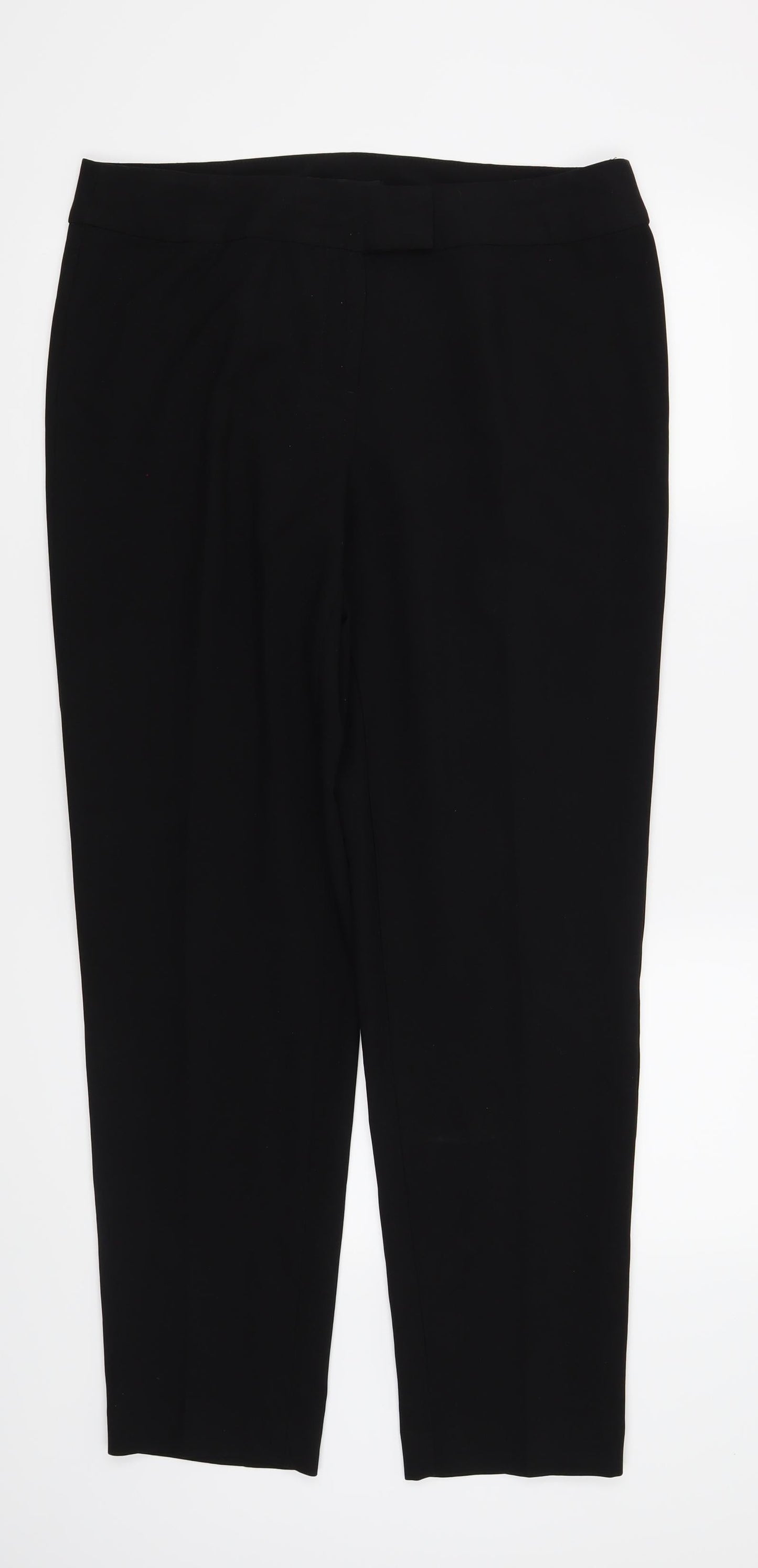 George Womens Black   Trousers  Size 14 L30 in