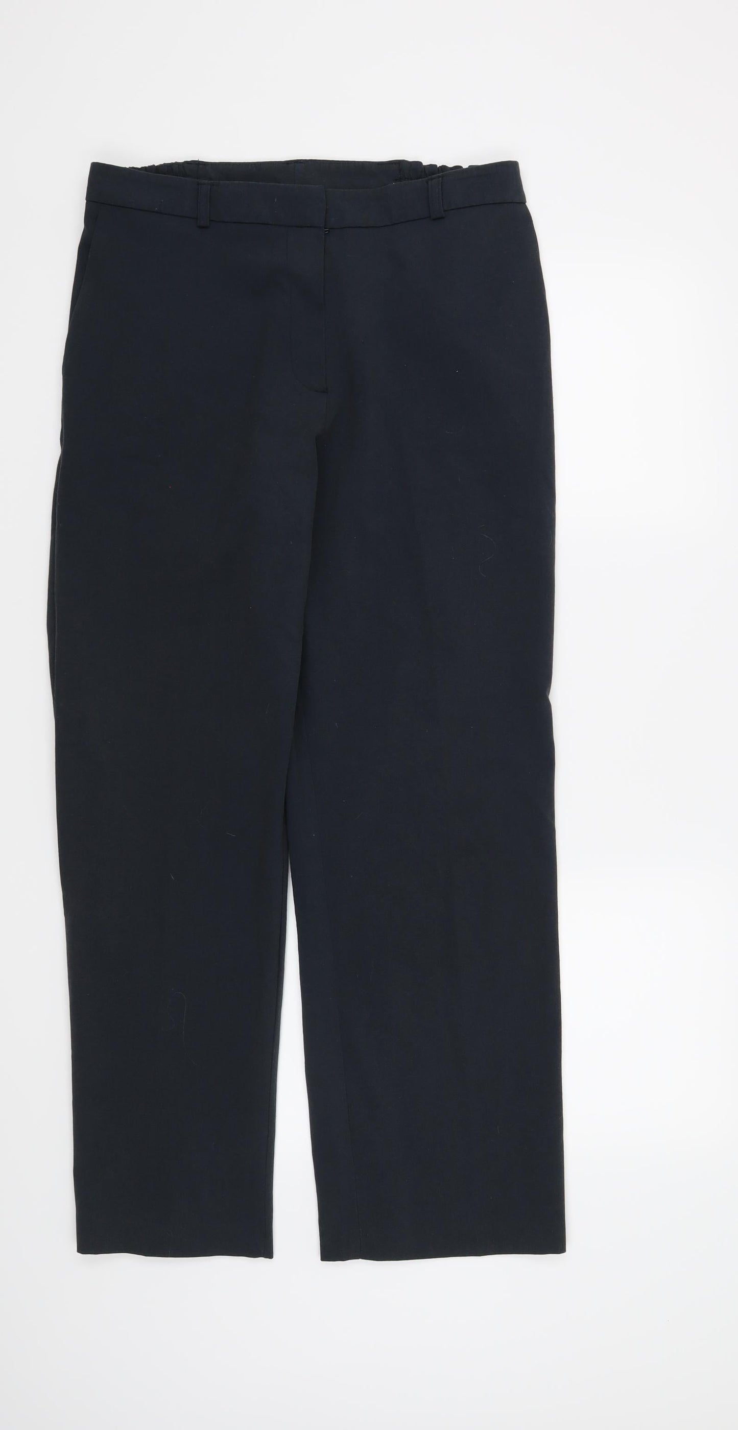 Womens UK Size 12 Preworn Regular Fit  Blue Trousers