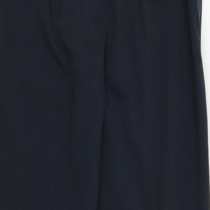 Womens UK Size 12 Preworn Regular Fit  Blue Trousers