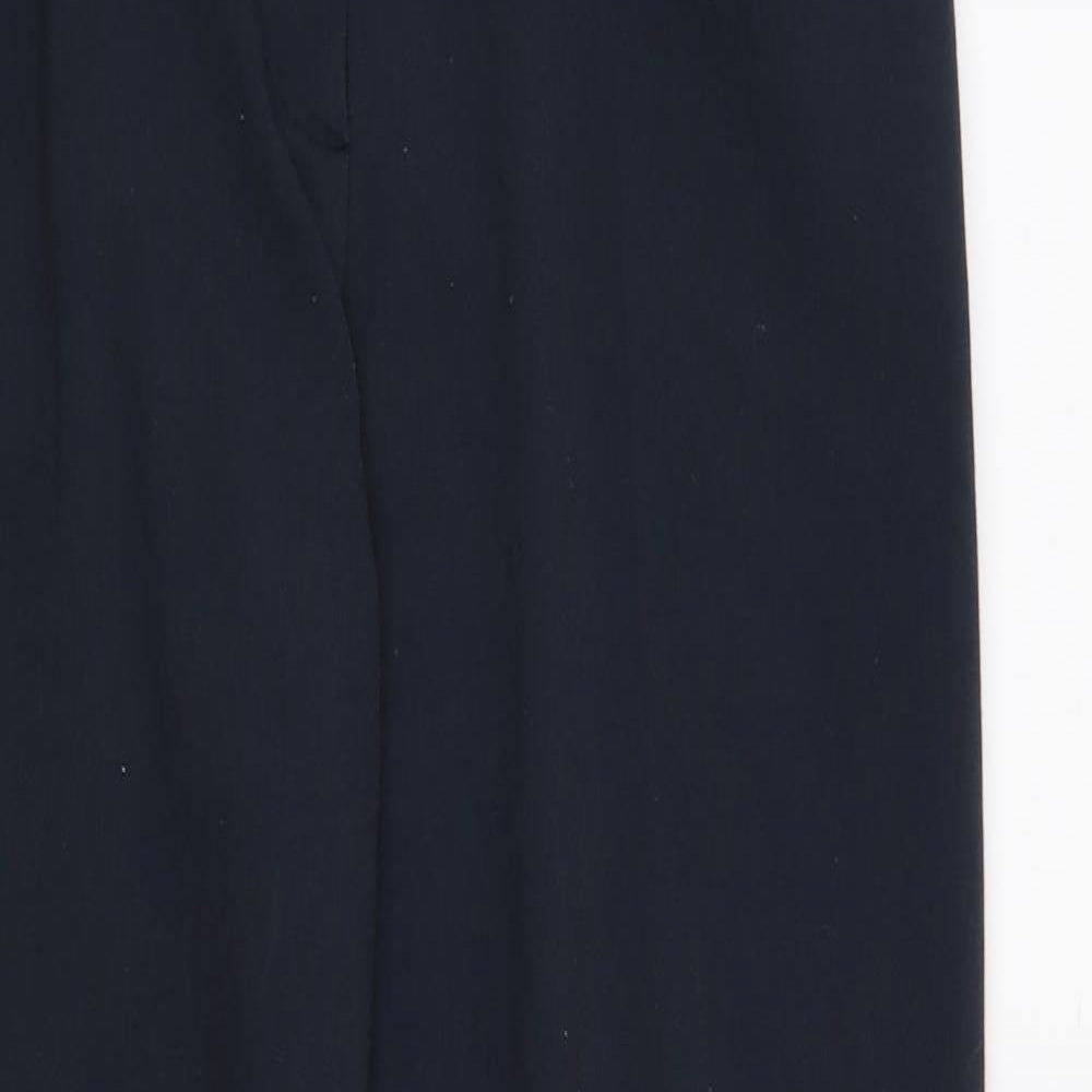 Womens UK Size 12 Preworn Regular Fit  Blue Trousers