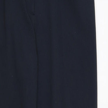 Womens UK Size 12 Preworn Regular Fit  Blue Trousers