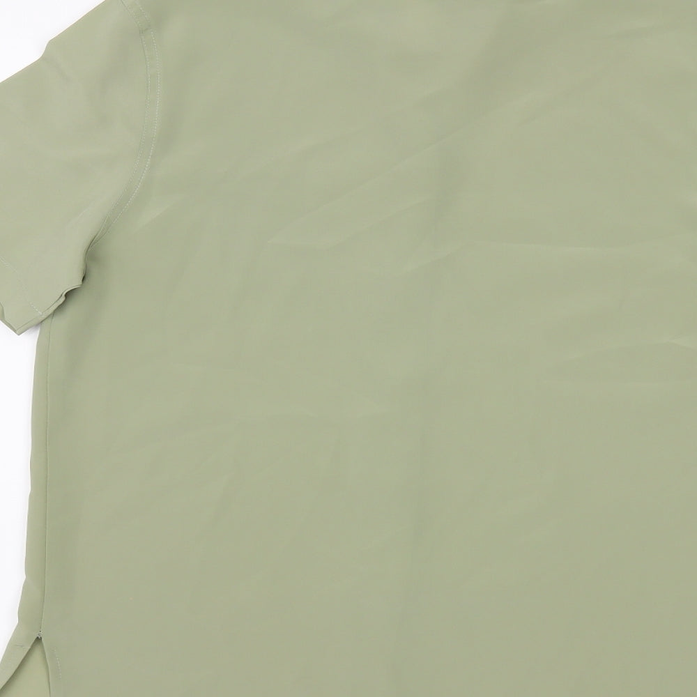 Womens UK Size 10 Isabelle Green Basic Blouse