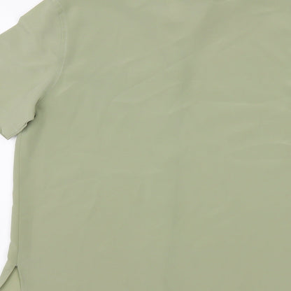 Womens UK Size 10 Isabelle Green Basic Blouse
