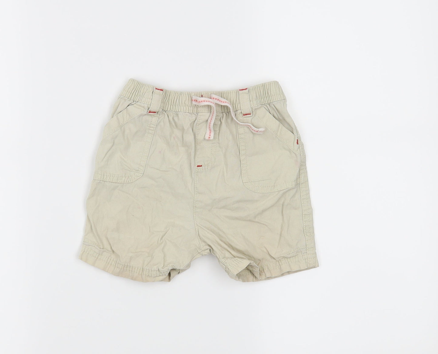 M&Co Boys Beige   Cargo Trousers Size 18-24 Months