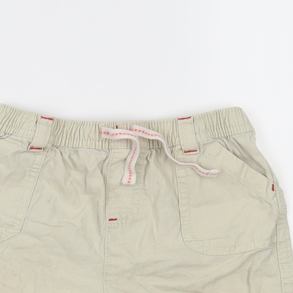 M&Co Boys Beige   Cargo Trousers Size 18-24 Months