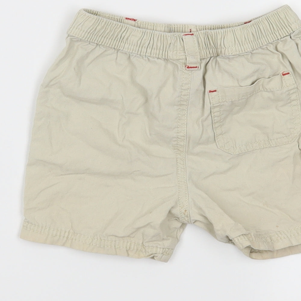M&Co Boys Beige   Cargo Trousers Size 18-24 Months