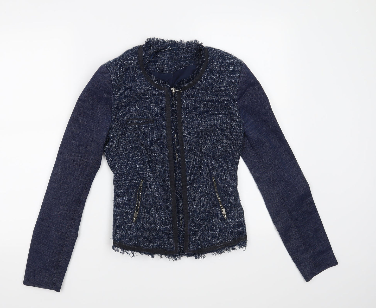Womens UK Size S Stradivarius Blue Jacket