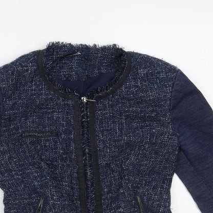 Womens UK Size S Stradivarius Blue Jacket