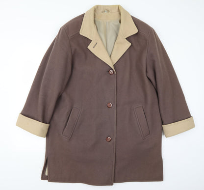 Womens UK Size 18 Essentials Brown Jacket