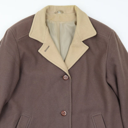 Womens UK Size 18 Essentials Brown Jacket