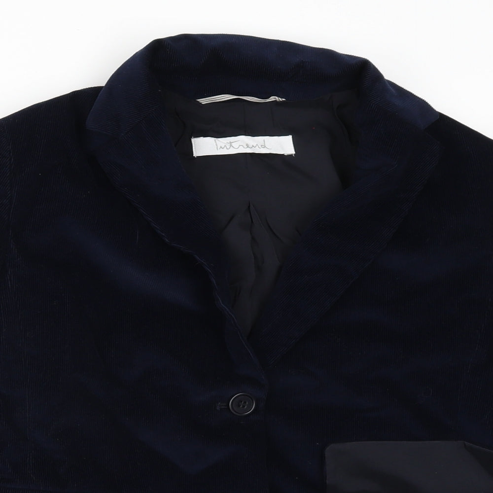 Intend Womens Blue   Jacket Coat Size 8