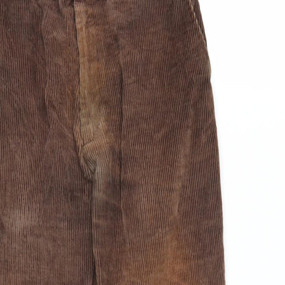 Preworn Womens Brown   Straight Jeans Size 34 L29 in