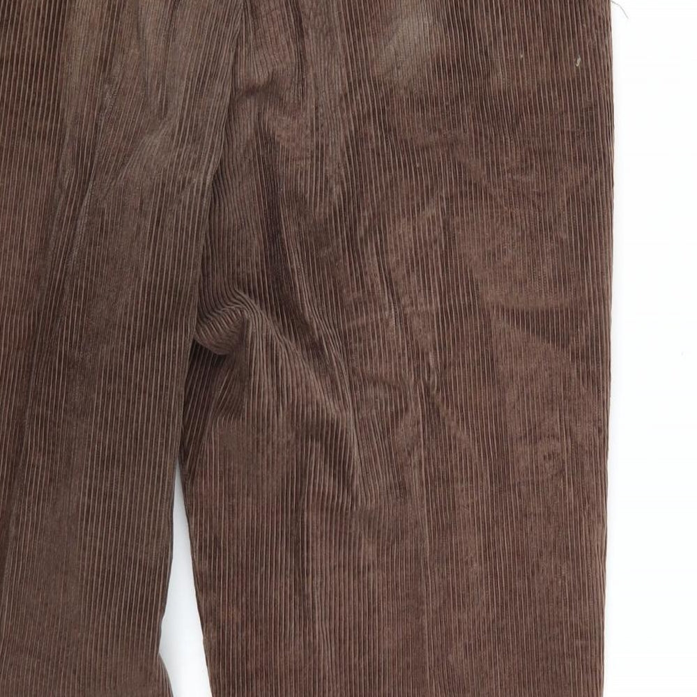 Preworn Womens Brown   Straight Jeans Size 34 L29 in