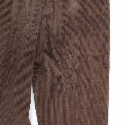 Preworn Womens Brown   Straight Jeans Size 34 L29 in