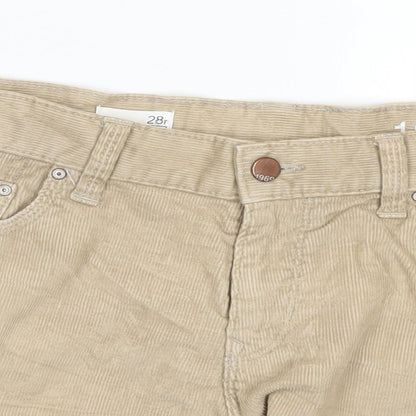 Gap Womens Beige  Corduroy Cut-Off Shorts Size 32 in
