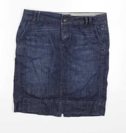 Gap Womens Blue  Denim Straight & Pencil Skirt Size 32 in