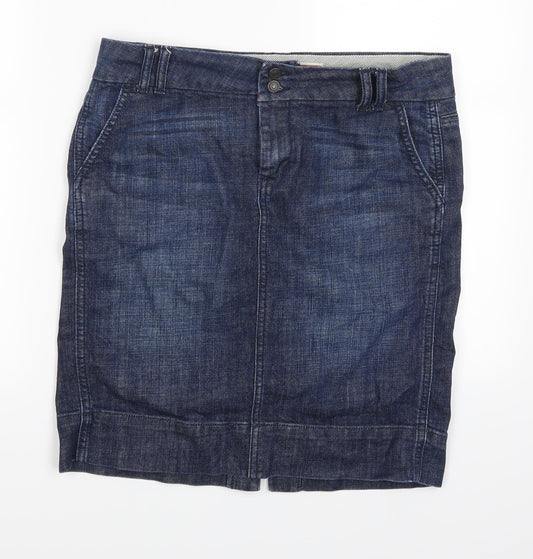 Gap Womens Blue  Denim Straight & Pencil Skirt Size 32 in