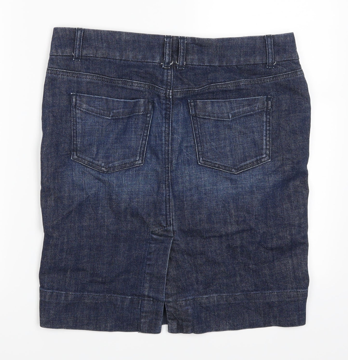 Gap Womens Blue  Denim Straight & Pencil Skirt Size 32 in