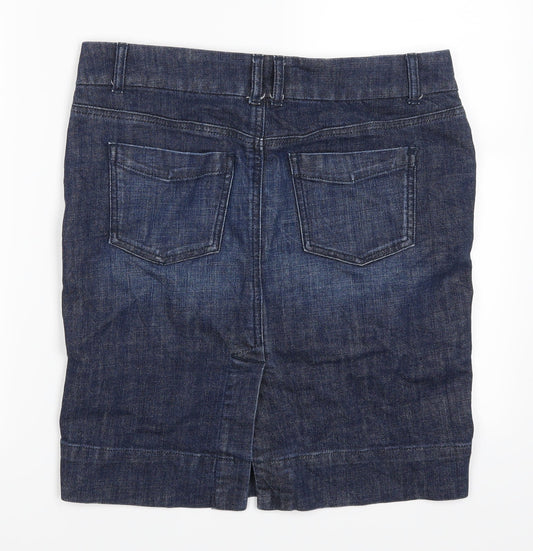 Gap Womens Blue  Denim Straight & Pencil Skirt Size 32 in