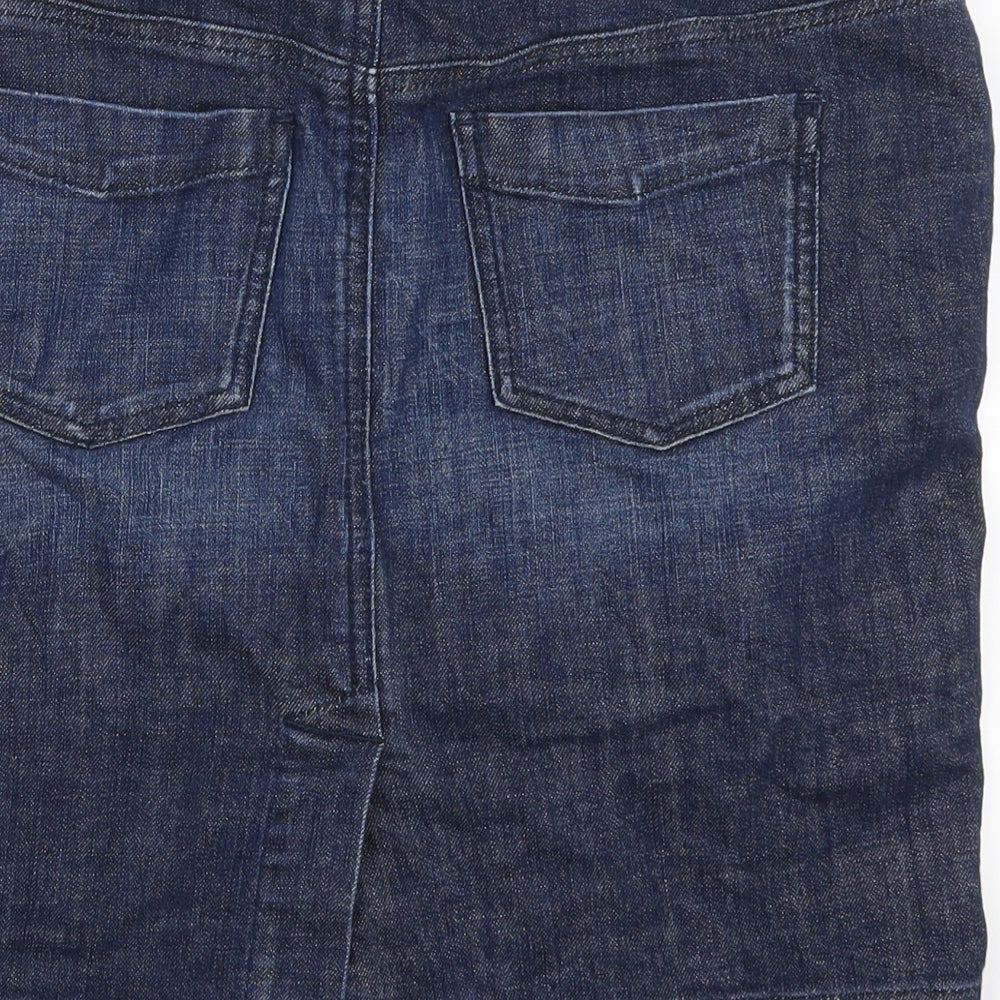 Gap Womens Blue  Denim Straight & Pencil Skirt Size 32 in