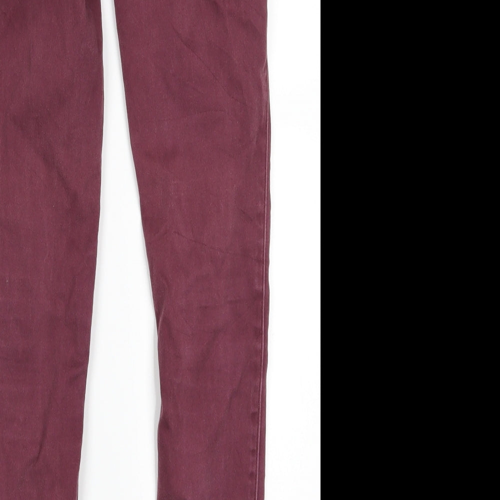 Hollister Womens Purple  Denim Skinny Jeans Size 25 in L27 in