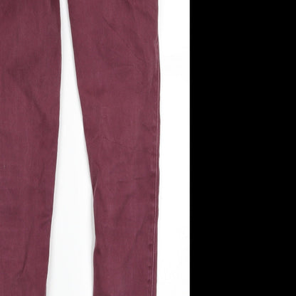 Hollister Womens Purple  Denim Skinny Jeans Size 25 in L27 in