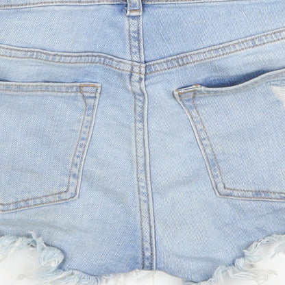 Womens UK Size 6 H&M Regular Fit Cut-Off Shorts
