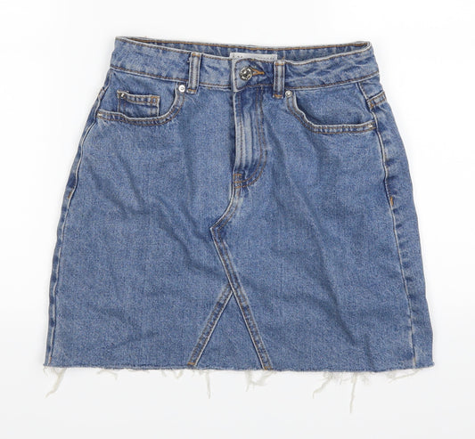 Womens UK Size 6 Denim Co A-Line Denim Skirt