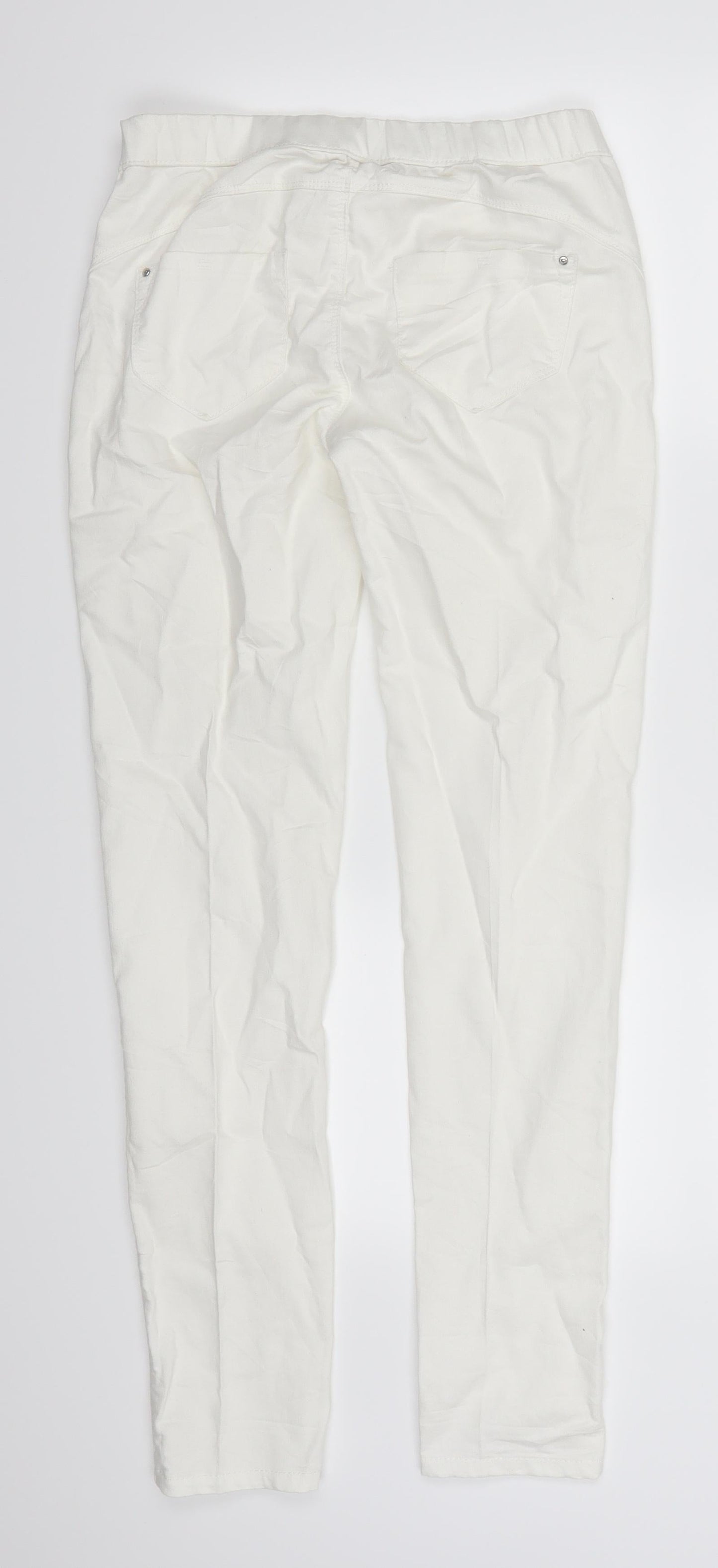 Womens UK Size 8 Denim Co  Jegging White Leggings
