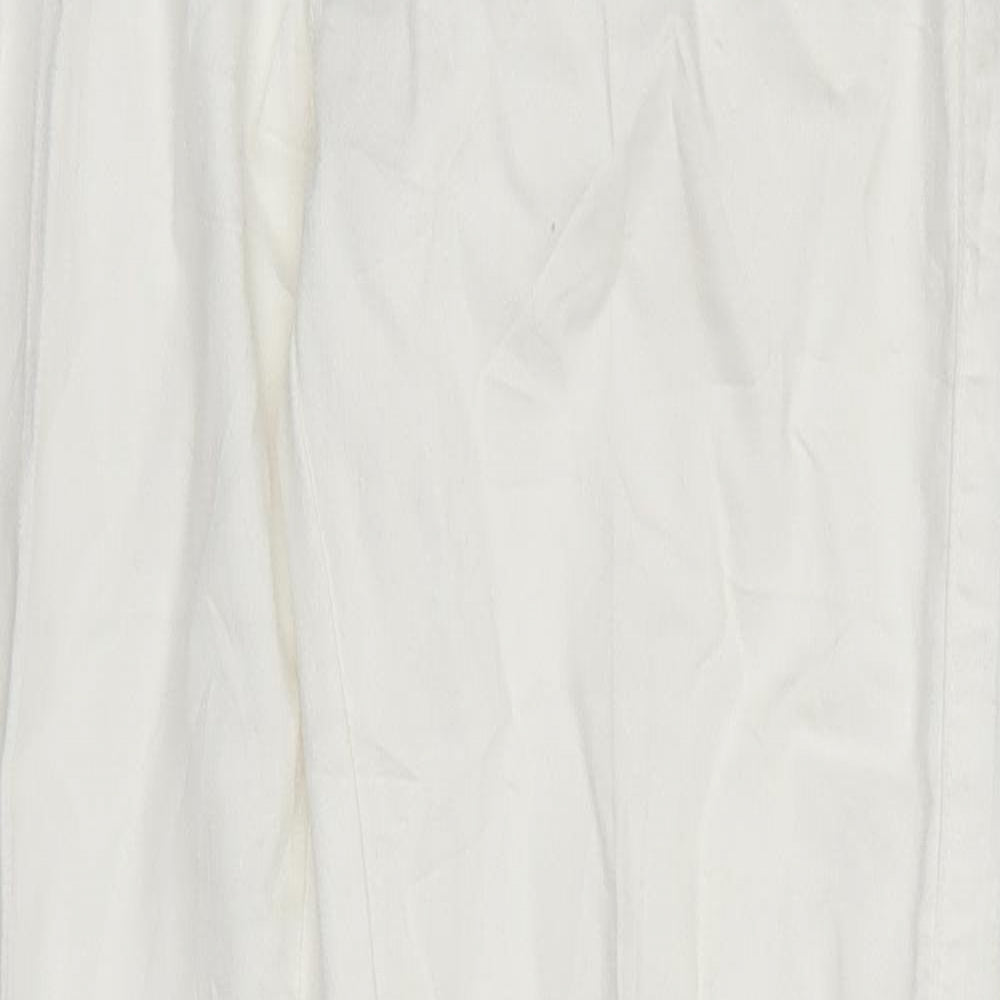 Womens UK Size 8 Denim Co  Jegging White Leggings