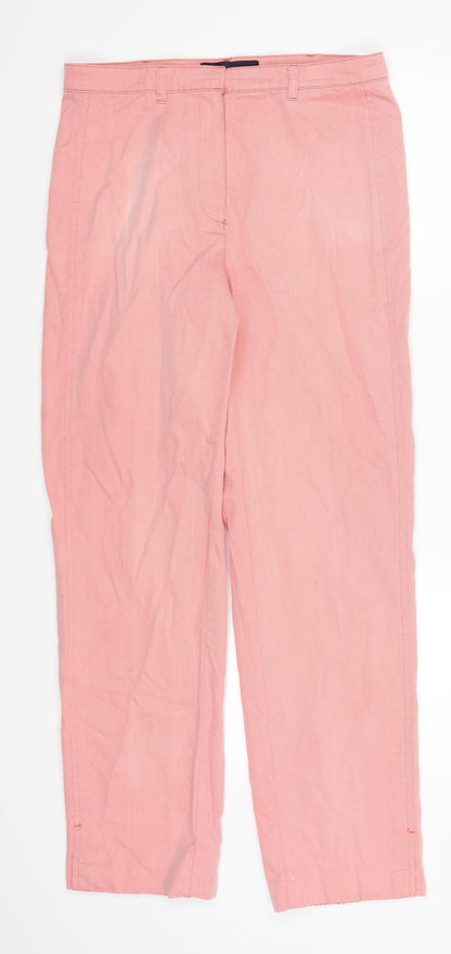Bianca Womens Pink   Trousers  Size 10 L28 in